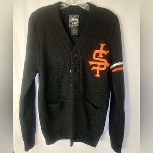 *Heavy Stussy Black Sweater Size S